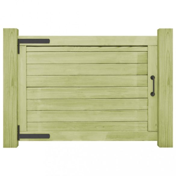 impregnált fenyőfa kertkapu 75 x 100 cm