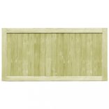 2 db impregnált fenyőfa kertkapu 300 x 75 cm