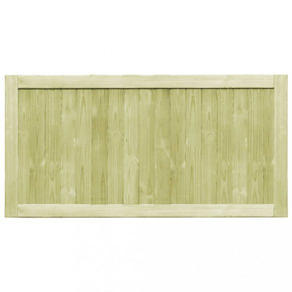 2 db impregnált fenyőfa kertkapu 300 x 75 cm