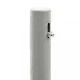 fekete behúzható oldalsó napellenző 140 x 300 cm