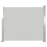 krémszínű behúzható oldalsó napellenző 120 x 300 cm