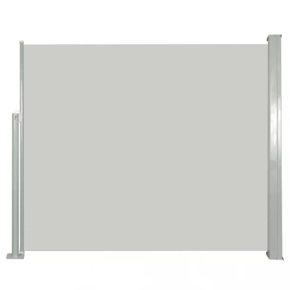 krémszínű behúzható oldalsó napellenző 120 x 300 cm