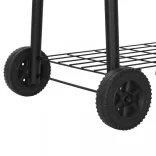 klasszikus faszenes grillező különálló füstölővel