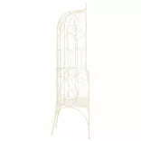 fehér antik vas kerti pad 95 cm