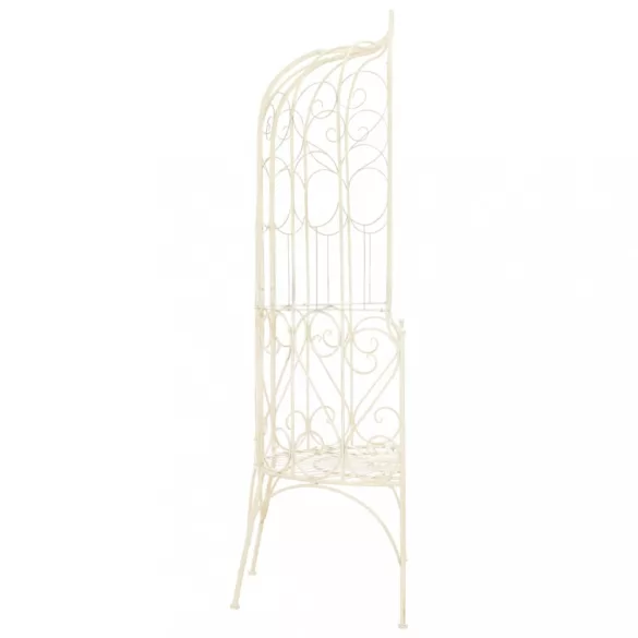 fehér antik vas kerti pad 95 cm