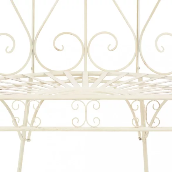 fehér antik vas kerti pad 95 cm