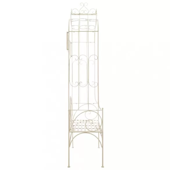 fehér antik vas kerti pad 122 cm
