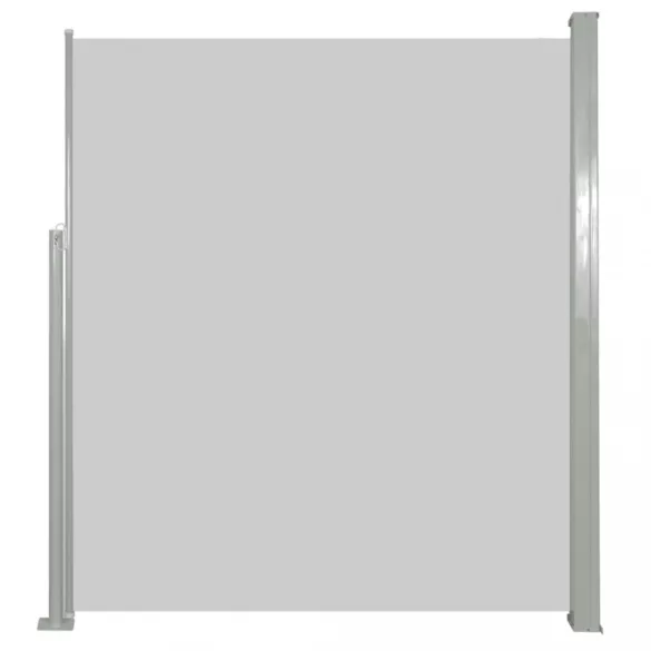 krémszínű behúzható oldalsó napellenző 160 x 500 cm