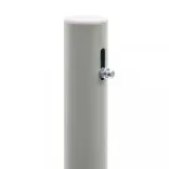 krémszínű behúzható oldalsó napellenző 160 x 500 cm