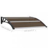 fekete PC ajtóelőtető 120 x 100 cm