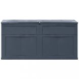 fekete kerti tárolóláda 320 L