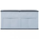 szürke/fekete kerti tárolóláda 320 L