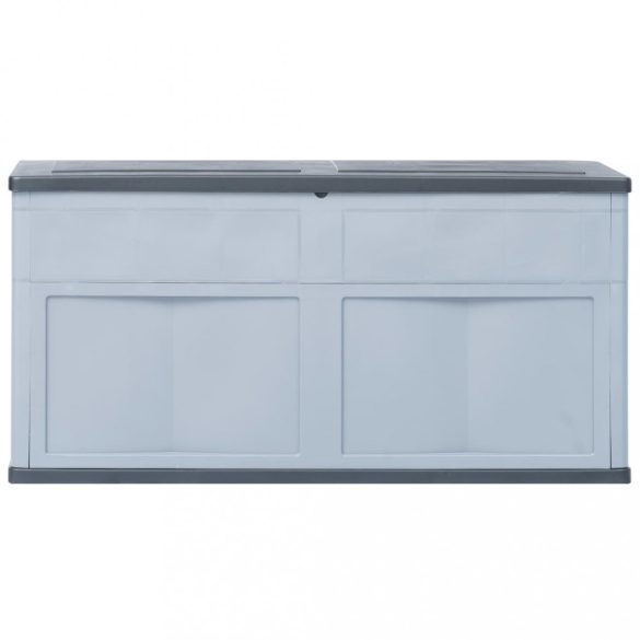 szürke/fekete kerti tárolóláda 320 L