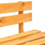 mézbarna fa kerti raklappad