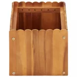 tömör akácfa kerti magaságyás 50 x 30 x 25 cm
