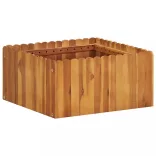 tömör akácfa kerti magaságyás 50 x 50 x 25 cm