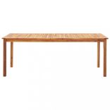 9 részes szürke polyrattan és tömör akácfa étkezőgarnitúra