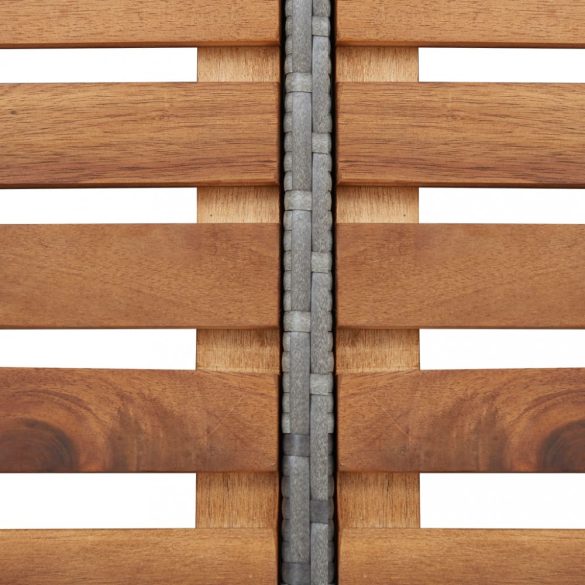 szürke négyszög alakú polyrattan pezsgőfürdőkeret 268x268x55 cm