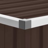 barna kerti tárolóláda 129 x 67 x 65 cm