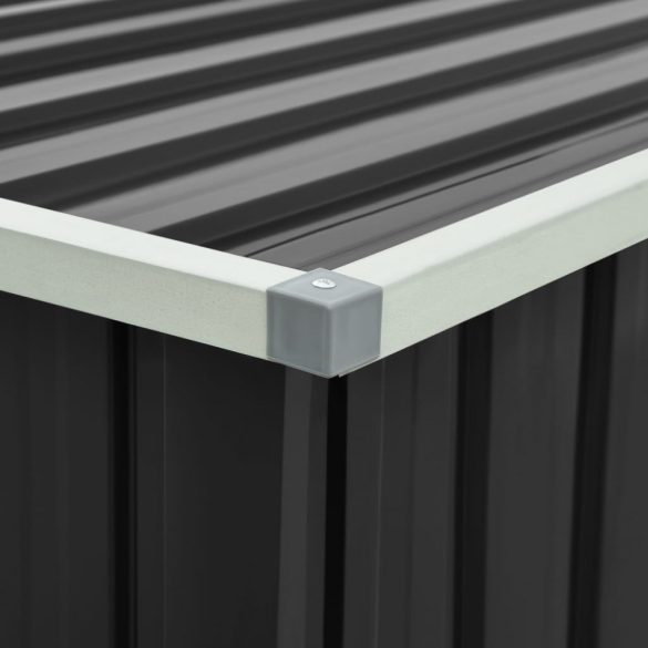 antracitszürke kerti tárolóláda 171 x 99 x 93 cm