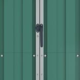 zöld horganyzott acél kerti fészer 116x45x175 cm