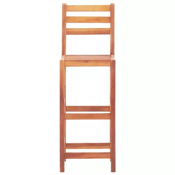 4 db tömör akácfa bárszék