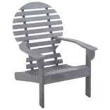 szürke tömör akácfa Adirondack szék