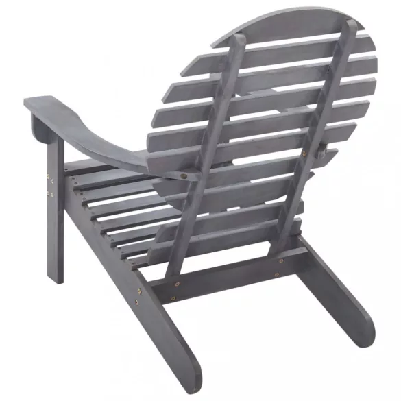 szürke tömör akácfa Adirondack szék