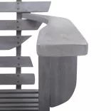 szürke tömör akácfa Adirondack szék