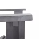 szürke tömör akácfa Adirondack szék