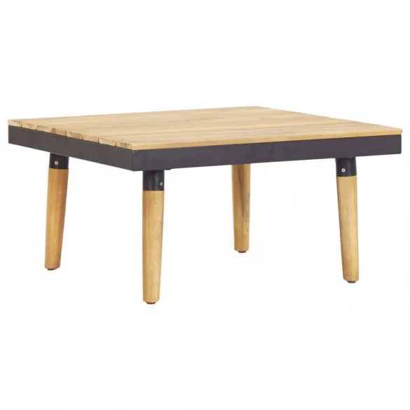 8 személyes tömör akácfa kerti társalgószett párnákkal