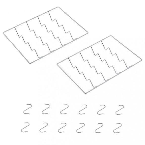 BBQ füstölő 1 kg faaprítékkal 44,5 x 29 x 83 cm