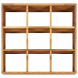 tömör akácfa kerti magaságyás 60 x 60 x 15 cm