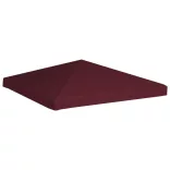 bordó pavilon tetőponyva 310 g/m² 3 x 3 m