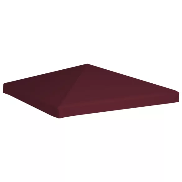 bordó pavilon tetőponyva 310 g/m² 3 x 3 m