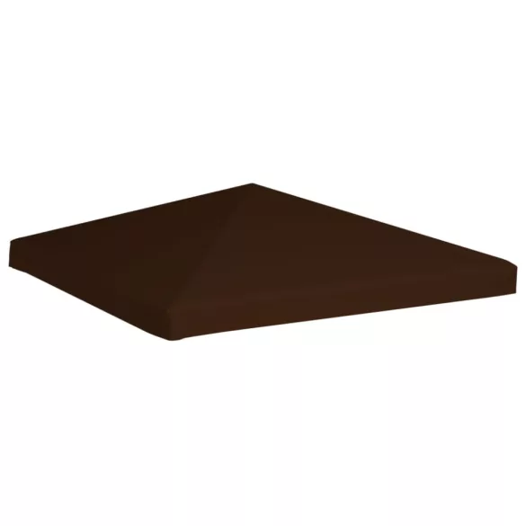 barna pavilon tetőponyva 310 g/m², 3 x 3 m