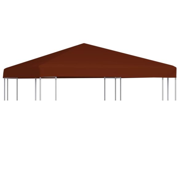 terrakotta pavilon tetőponyva 310 g/m² 3 x 3 m