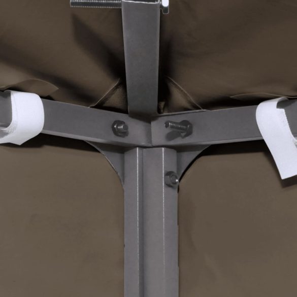 tópszínű pavilon tetőponyva 310 g/m² 3 x 4 m