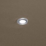 tópszínű pavilon tetőponyva 310 g/m² 3 x 4 m