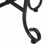 3 db kék és fehér kerámia mozaik asztal