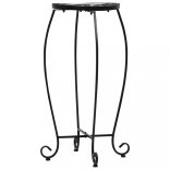 3 db fekete és fehér kerámia mozaik asztal