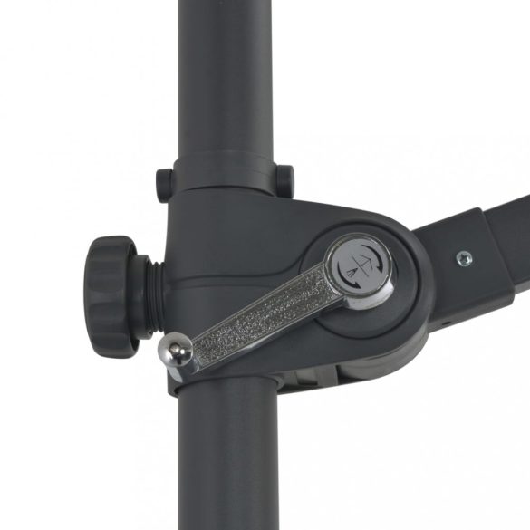 azúrkék konzolos napernyő acélrúddal 300 cm