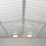 zöld horganyzott acél kerti fészer 257 x 779 x 181 cm