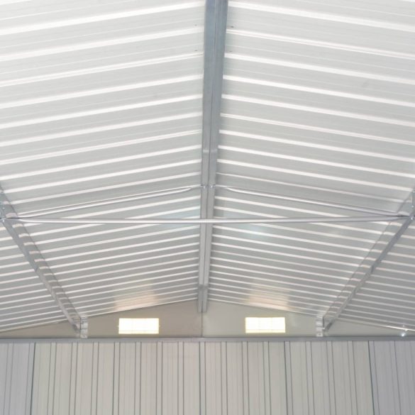 zöld horganyzott acél kerti fészer 257 x 779 x 181 cm