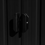 antracitszürke horganyzott acél kerti fészer 257 x 990 x 181 cm