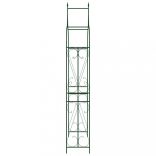 sötétzöld vas kerti boltív 142 x 37 x 275 cm