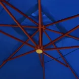 kék függő napernyő farúddal 400 x 300 cm