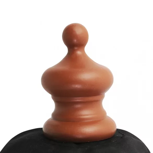 fekete kültéri napernyő farúddal 350 cm