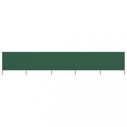 zöld 5-paneles szövet szélfogó 600 x 160 cm