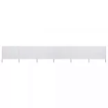 homokfehér szövet 6-paneles szélfogó 800 x 160 cm